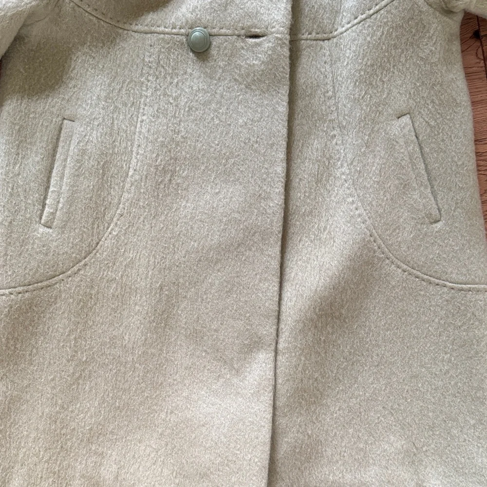 VINTAGE Tailor Made Wool Coat with Fur Collar😊 - Picture 16 of 16
